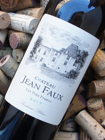 Château Jean Faux Les Pins Francs Bordeaux Blanc 2017